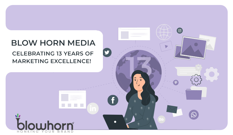 Blow Horn Media Celebrating 13 Years of Marketing Excellence!