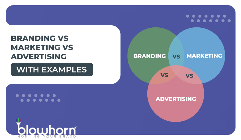 Branding vs Marketing vs Advertising with Examples